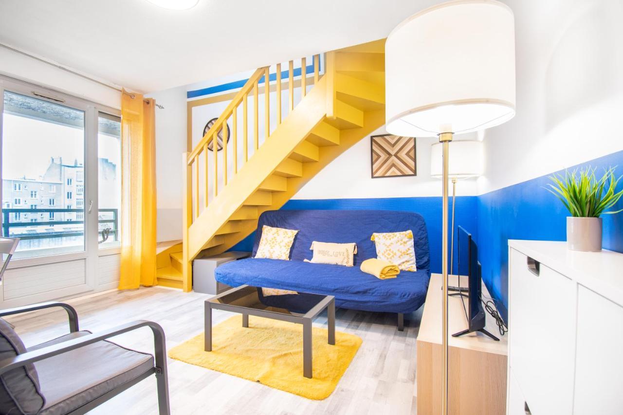 Charmant T2 Sur Ile De Nantes Avec Parking Et Balcon Экстерьер фото